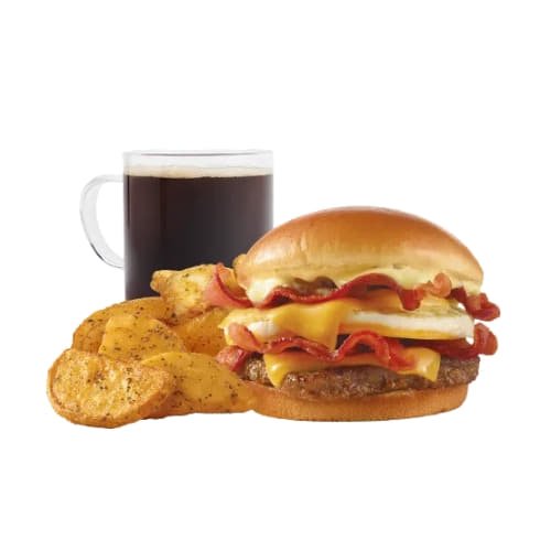Wendy&#039;s Breakfast Baconator Combo