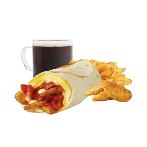 Wendy&#039;s Breakfast Burrito, Bacon Combo
