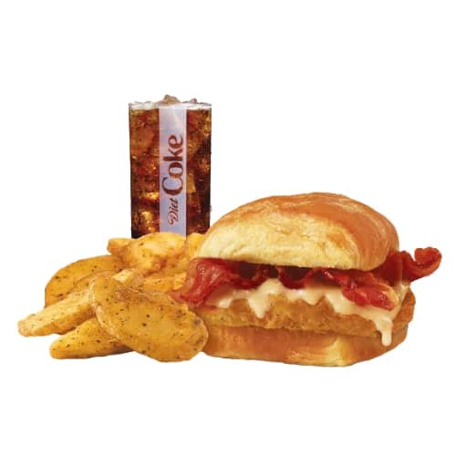 Wendy&#039;s Maple Bacon Chicken Croissant Combo