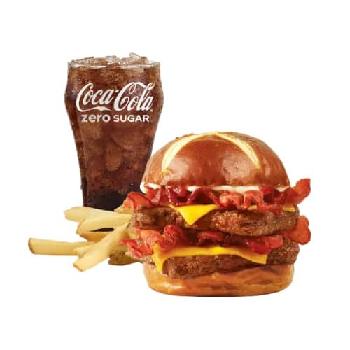 Wendy&#039;s Pretzel Baconator Combo